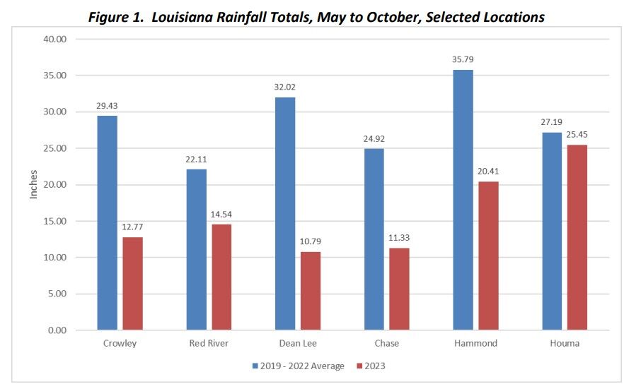 rainfall totals